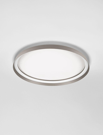 Nova Luce LED Deckenleuchte Ormi dimmbar 48W CCT warm-/neutralweiss 2700/3000/4000K Champagnerbraun Aluminium Ø60cm 9345701