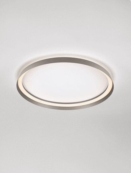Nova Luce LED Deckenleuchte Ormi dimmbar 48W CCT warm-/neutralweiss 2700/3000/4000K Champagnerbraun Aluminium Ø60cm 9345701