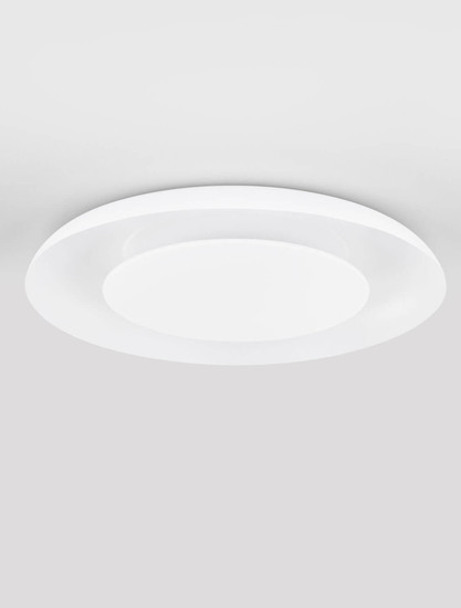 Nova Luce LED Deckenleuchte Epos dimmbar 38W CCT warm-/neutralweiss 2700/3000/4000K Weiß Aluminium Ø60cm 9345704