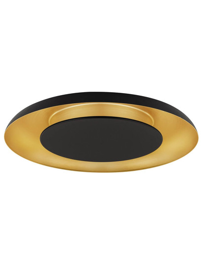Nova Luce LED Deckenleuchte Epos dimmbar 38W CCT warm-/neutralweiss 2700/3000/4000K Schwarz Gold Aluminium Ø60cm 9345707