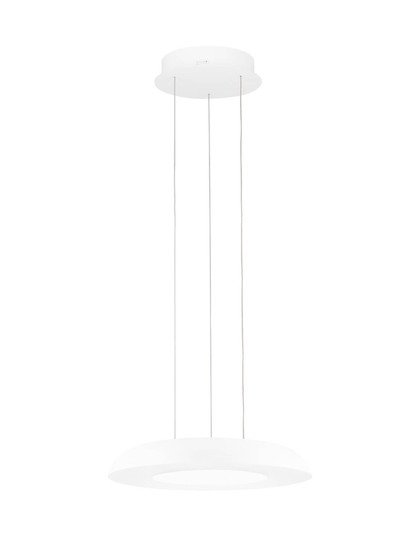 Nova Luce LED Pendelleuchte Epos dimmbar 24W CCT warm-/neutralweiss 2700/3000/4000K Weiß Aluminium Ø40cm 9345708