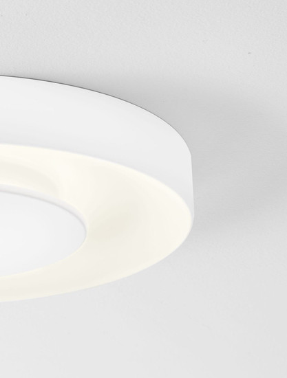 Nova Luce LED Deckenleuchte Pada dimmbar 25W CCT warm-/neutralweiss 2700/3000/4000K Weiß Aluminium Ø40cm 9345714