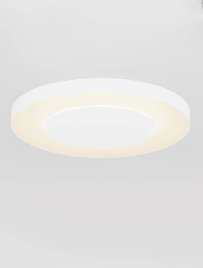 Nova Luce LED Deckenleuchte Pada dimmbar 37W CCT warm-/neutralweiss 2700/3000/4000K Weiß Aluminium Ø60cm 9345715