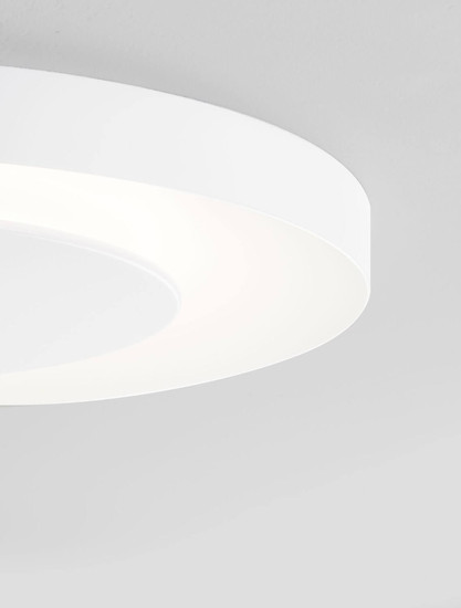 Nova Luce LED Deckenleuchte Pada dimmbar 37W CCT warm-/neutralweiss 2700/3000/4000K Weiß Aluminium Ø60cm 9345715