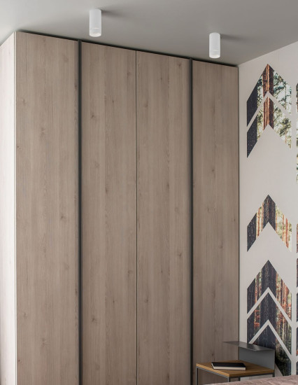 Nova Luce ESCA Deckenleuchte GU10 Weiß 12,5x6cm dimmbar 9387002