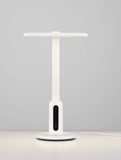 Nova Luce LED Stehleuchte Biolight schwenkbar dimmbar 19W neutralweiss 4000K Weiß Aluminium 58cm 9416977