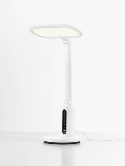 Nova Luce LED Stehleuchte Biolight schwenkbar dimmbar 19W neutralweiss 4000K Weiß Aluminium 58cm 9416977
