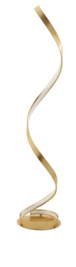Nova Luce LEON LED Stehlampe Blattgold 23W Warmweiss 143x29cm 9512110