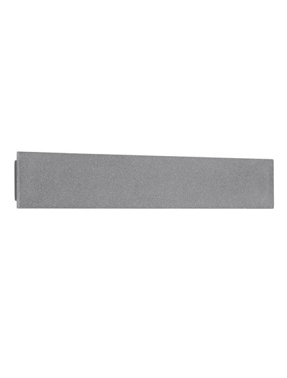 Nova Luce LED Außen-Wandleuchte Luna 19W warmweiss 3000K IP65 Schwarz Beton 60x10cm 9540236