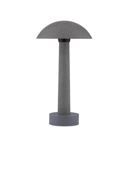 Nova Luce LED Sockelleuchte Tura 7W warmweiss 3000K IP65 salzwasserfest Schwarz Beton 35cm 9540237