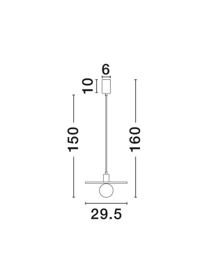 Nova Luce Pendelleuchte Vrahos G9 Beige Glas Beton Ø29,5cm 9540246