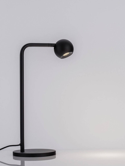 Nova Luce LED Tischleuchte Sfera 6W warmweiss 3000K Schwarz Stahl Aluminium Ø14cm 9540253