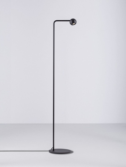 Nova Luce LED Stehleuchte Sfera 6W warmweiss 3000K Schwarz Stahl Aluminium 126cm 9540254