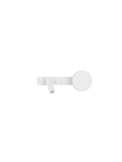 Nova Luce LED Wandleuchte Noima schwenkbar 9W warmweiss 3000K Weiß Stahl Aluminium 28,5x10cm 9540256