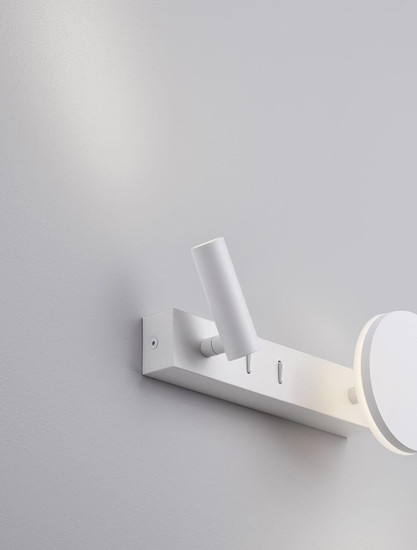 Nova Luce LED Wandleuchte Noima schwenkbar 9W warmweiss 3000K Weiß Stahl Aluminium 28,5x10cm 9540256