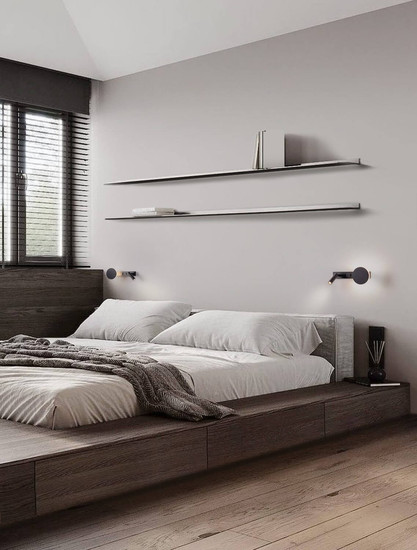 Nova Luce LED Wandleuchte Noima schwenkbar 9W warmweiss 3000K Schwarz Stahl Aluminium 28,5x10cm 9540257