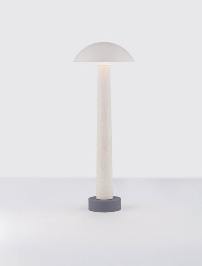 Nova Luce LED Wegeleuchte Tura 7W warmweiss 3000K IP65 salzwasserfest Weiß Beton 55cm 9540269