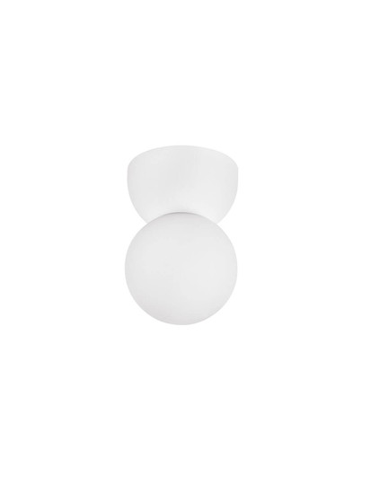 Nova Luce Deckenleuchte Zero G9 Weiß Opal Glas Gips Ø8cm 9577014