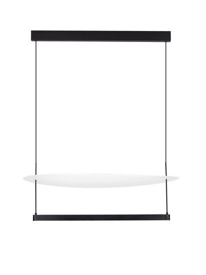 Nova Luce LED Pendelleuchte Diona dimmbar 55W warmweiss 3000K Schwarz Weiß Aluminium 80x80cm 9580673