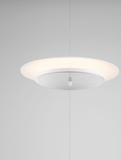 Nova Luce LED Stehleuchte Olos dimmbar 21W warmweiss 3000K Weiß Chrom Glas Aluminium 330cm 9580701