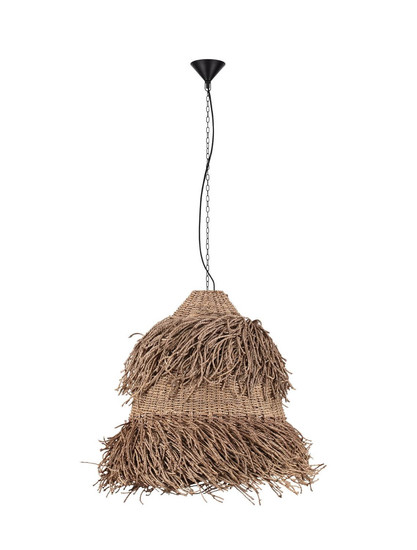 Nova Luce Pendelleuchte Hay 3-flammig 3xE27 Natur Rattan Ø55cm 9586514