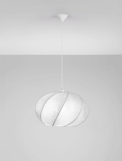 Nova Luce Pendelleuchte Bora E27 Weiß Ø55cm 9586617