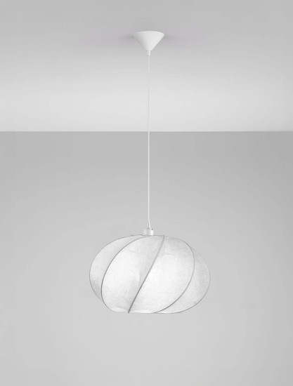 Nova Luce Pendelleuchte Bora E27 Weiß Ø45cm 9586618