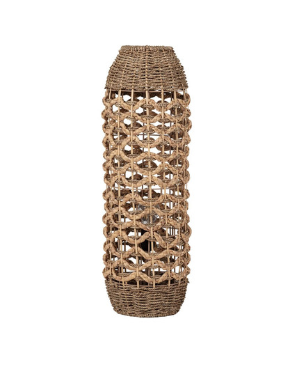 Nova Luce Stehleuchte Elma E27 Natur Schwarz Rattan 70cm 9586622