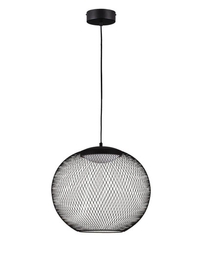 Nova Luce LED Pendelleuchte Kinetic 19W warmweiss 3000K Schwarz Metall Ø40cm 9620152