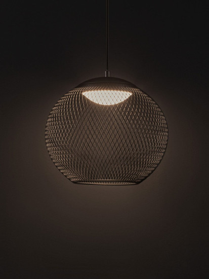 Nova Luce LED Pendelleuchte Kinetic 12W warmweiss 3000K Schwarz Metall Ø30cm 9620153
