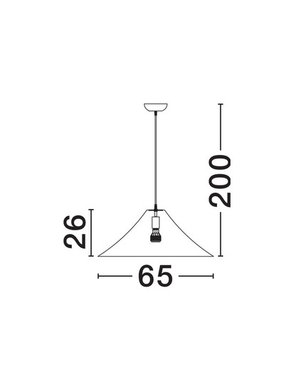 Nova Luce Pendelleuchte Oket E27 Weiß Metall Seide Ø65cm 9620166