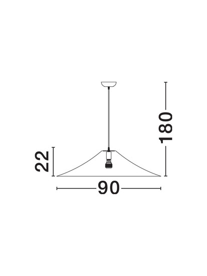 Nova Luce Pendelleuchte Oket E27 Weiß Metall Seide Ø90cm 9620167