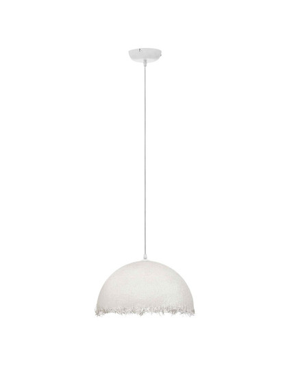 Nova Luce Pendelleuchte Lalu E27 Weiß Ø40cm 9620168