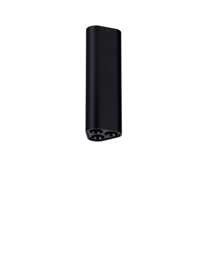 Nova Luce LED Deckenleuchte Etho 6W warmweiss 3000K Schwarz Aluminium 15x5cm 9695101