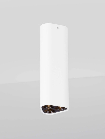 Nova Luce LED Deckenleuchte Etho 6W warmweiss 3000K Weiß Aluminium 15x5cm 9695102