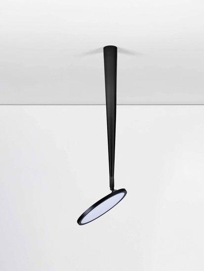 Nova Luce LED Pendelleuchte Ekei 14W warmweiss 3000K Schwarz Aluminium Ø20cm 9695107