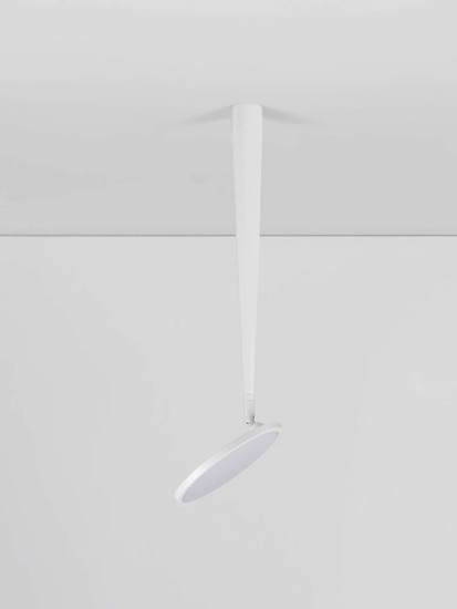 Nova Luce LED Pendelleuchte Ekei 14W warmweiss 3000K Weiß Aluminium Ø20cm 9695108