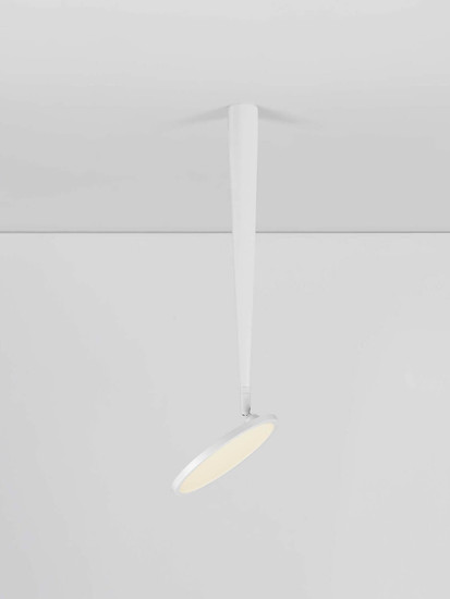 Nova Luce LED Pendelleuchte Ekei 14W warmweiss 3000K Weiß Aluminium Ø20cm 9695108