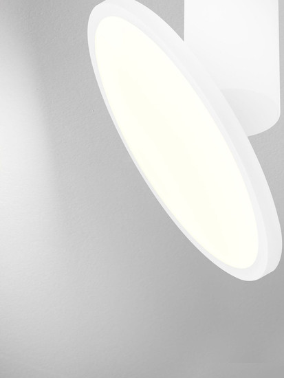 Nova Luce LED Deckenleuchte Ekei 14W warmweiss 3000K Weiß Aluminium Ø20cm 9695110