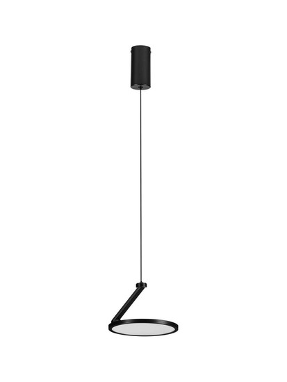 Nova Luce LED Pendelleuchte Opi schwenkbar 14W warmweiss 3000K Schwarz Aluminium Ø20cm 9695111