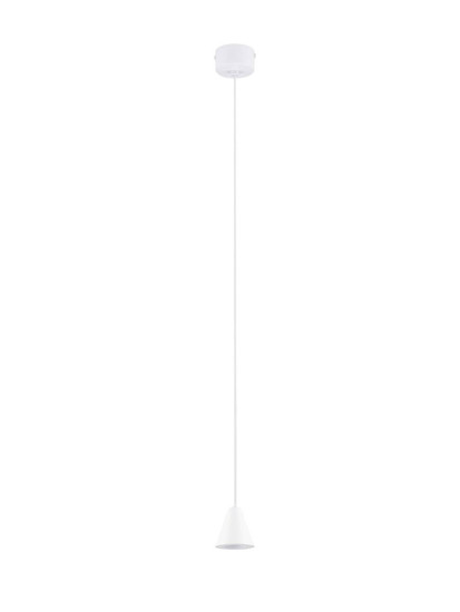 Nova Luce LED Pendelleuchte Irmos 5W warmweiss 3000K Weiß Aluminium Ø6cm 9695114