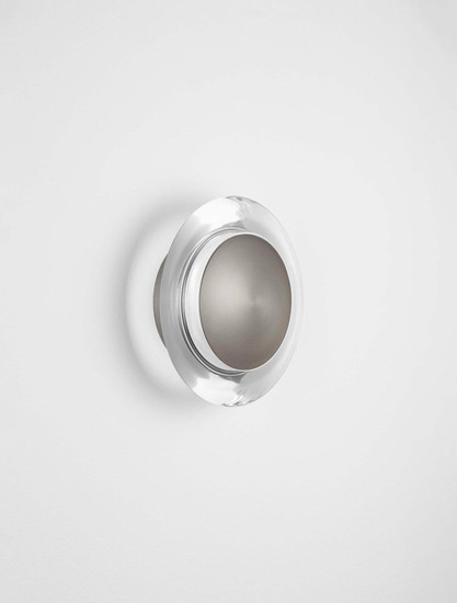 Nova Luce LED Wandleuchte Airida 8W warmweiss 3000K Schwarznickel Aluminium Ø17cm 9695115