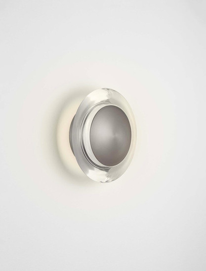 Nova Luce LED Wandleuchte Airida 8W warmweiss 3000K Schwarznickel Aluminium Ø17cm 9695115