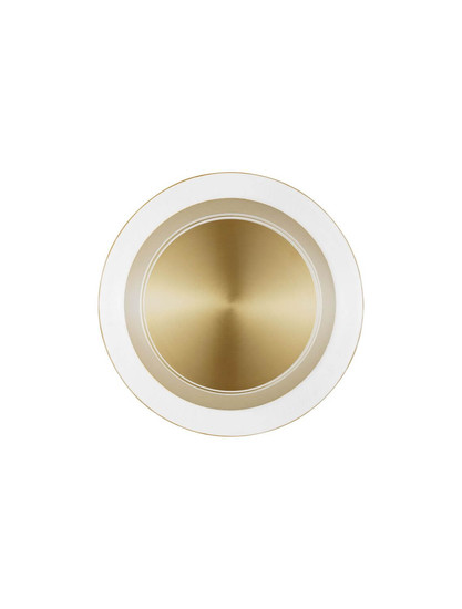 Nova Luce LED Wandleuchte Airida 8W warmweiss 3000K Messinggold Aluminium Ø17cm 9695116