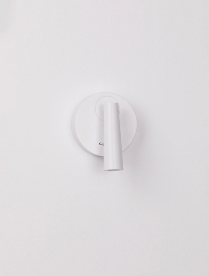 Nova Luce LED Wandleuchte Tico schwenkbar 3W warmweiss 3000K Weiß Aluminium Ø10cm 9695146