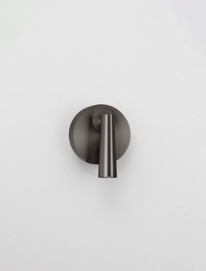 Nova Luce LED Wandleuchte Tico schwenkbar 3W warmweiss 3000K Schwarznickel Aluminium Ø10cm 9695149