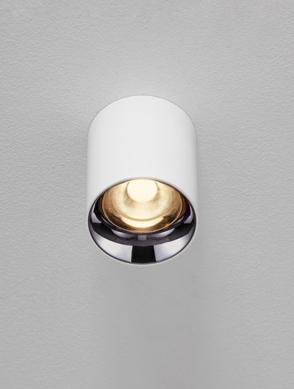 Nova Luce LED Deckenleuchte Aneto 10W warmweiss 3000K Weiß Aluminium Ø7cm 9695150