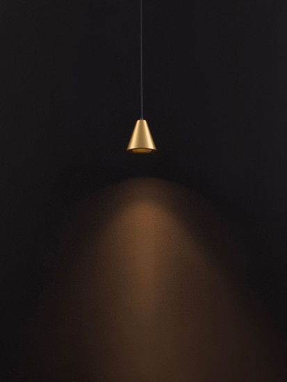 Nova Luce LED Pendelleuchte Irmos 5W warmweiss 3000K Gold Aluminium Ø6cm 9695154