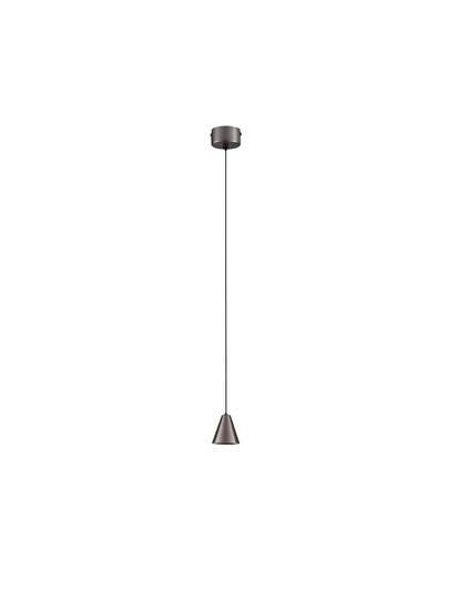 Nova Luce LED Pendelleuchte Irmos 5W warmweiss 3000K Schwarznickel Aluminium Ø6cm 9695155