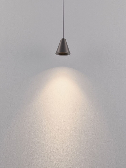 Nova Luce LED Pendelleuchte Irmos 5W warmweiss 3000K Schwarznickel Aluminium Ø6cm 9695155